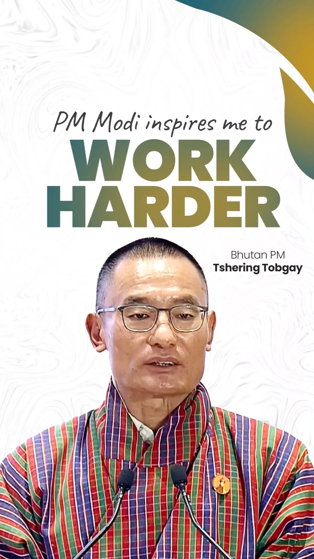 Bhutan PM's BIG praise, calls PM Modi his mentor | #shorts